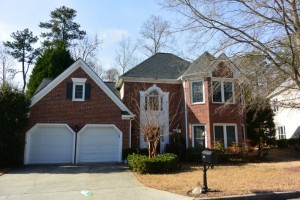 Georgia home with gray asphalt shingles