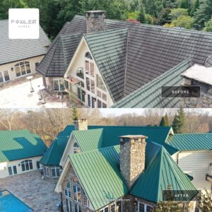 Green Metal Standing Seam