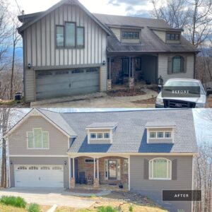 Before and After New Siding