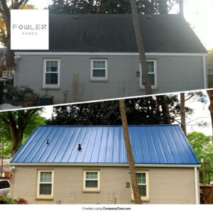 Blue Metal Standing Seam