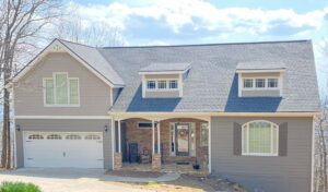 Roof, siding, porch, paint