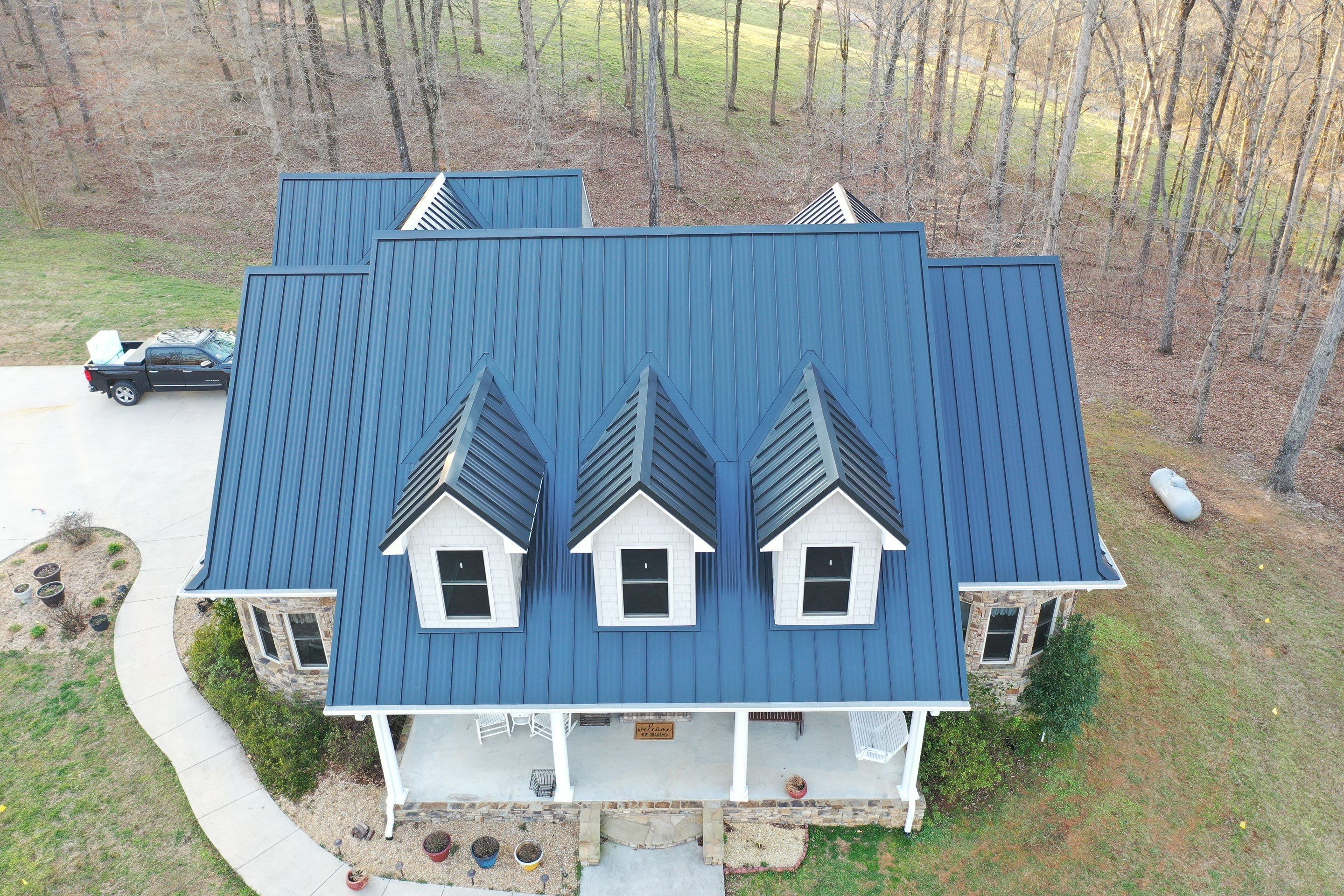 Black Metal Roof Canton