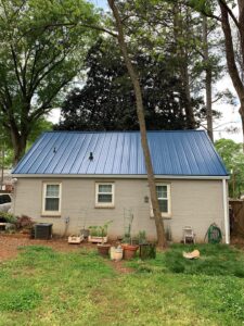 Blue Standing Seam