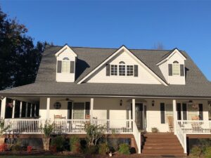 pewter gray roof install