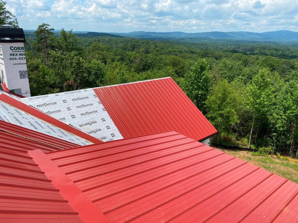 New Metal Roof Install