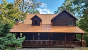 Copper Metal Roof Georgia